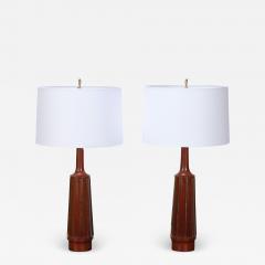 A pair of Mid Century Modern table lamps by G Thurston circa 1950  - 2331975