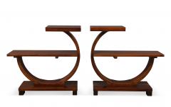 A pair of Modernist two tier side tables  - 960241