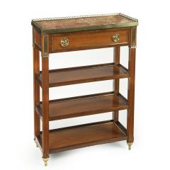 A pair of Napoleon III satinwood side tables or bedside tables - 3075569