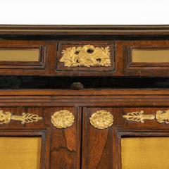 A pair of Regency brass inlaid rosewood side cabinets - 1849549