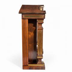 A pair of Regency brass inlaid rosewood side cabinets - 1849553