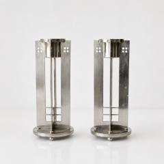 A pair of Silver Plate Swid Powell Candlesticks - 4688504