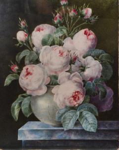 A pair of Still Lifes of Roses in Vases - 2298398