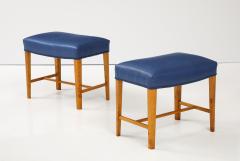 A pair of Swedish Birch Stools Circa 1940s - 3514202