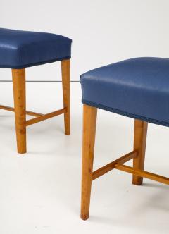 A pair of Swedish Birch Stools Circa 1940s - 3514203