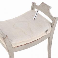 A pair of Swedish painted wood stools C 1880  - 4140820