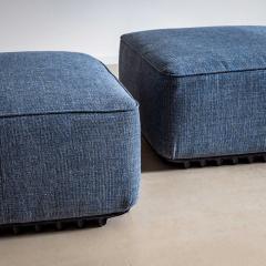 A pair of Trico ottomans from the Trico series by Ammannati Vitelli - 4431888