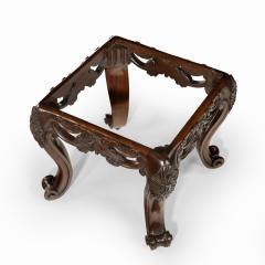 A pair of Victorian carved mahogany stools - 2335383