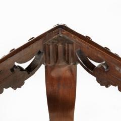 A pair of Victorian carved mahogany stools - 2335386