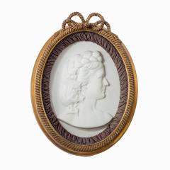 A pair of Victorian marble portrait plaques - 790531