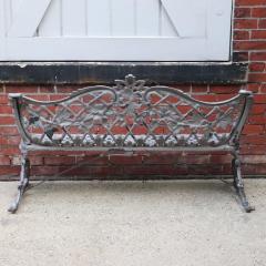 A pair of aluminum sleigh form garden benches circa 1950  - 3447086