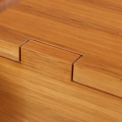 A pair of bleached mahogany console tables C 1980  - 4226558