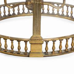 A pair of brass drum lanterns in the style of Lutyens - 3929382