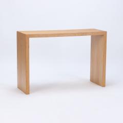 A pair of contemporary cerused oak console tables  - 2276394