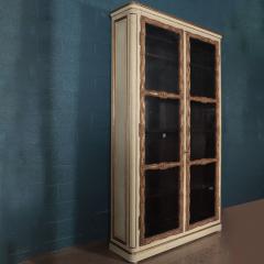 A pair of cream painted and parcel gilt large bookcases French 19th C - 2863039