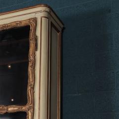 A pair of cream painted and parcel gilt large bookcases French 19th C - 2863040
