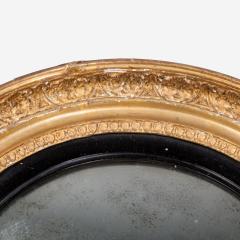 A pair of gilded circular mirrors HMS Blanche Battle of Copenhagen  - 782879