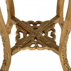 A pair of giltwood and marble inlay stands - 2776179