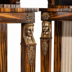 A pair of high Regency coromandel and ormolu bookcase console tables - 1173127