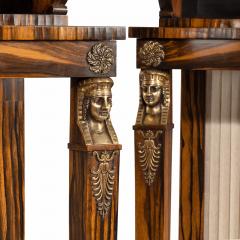 A pair of high Regency coromandel and ormolu bookcase console tables - 1173147