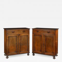 A pair of late Regency rosewood side cabinets attributed to Gillows - 2250312