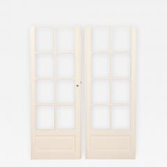 A pair of painted French doors C 1900  - 2578262