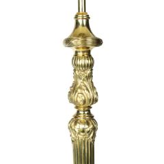 A pair of particularly fine quality French solid brass standard lamps - 3433749