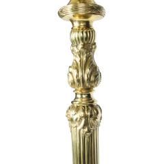 A pair of particularly fine quality French solid brass standard lamps - 3433751