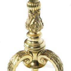 A pair of particularly fine quality French solid brass standard lamps - 3433752