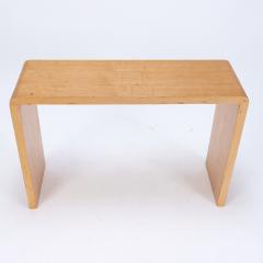 A pair of rounded cerused oak console tables Contemporary - 2284620