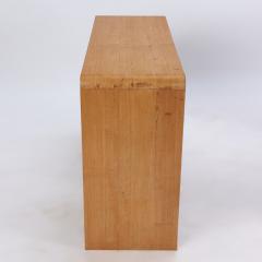 A pair of rounded cerused oak console tables Contemporary - 2284623