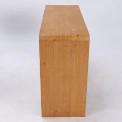 A pair of rounded cerused oak console tables Contemporary - 2284624