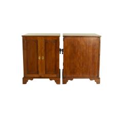 A pair of satinwood Anglo Chinese collector s table cabinets - 2840600