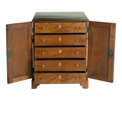 A pair of satinwood Anglo Chinese collector s table cabinets - 2840605