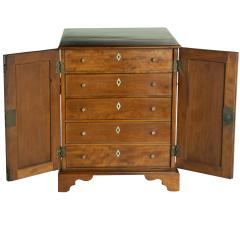 A pair of satinwood Anglo Chinese collector s table cabinets - 2840606