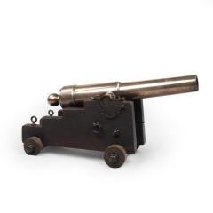 A pair of ships Bronze Cannon from the S V Jura 1875 - 4346243