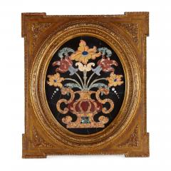 A pair of very fine large Italian Pietra Dura marquetry panels - 3045682