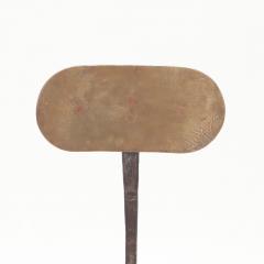 A pair of vintage mixed metal side chairs circa 1970  - 2590091