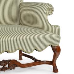 A pair of walnut window settees - 2592925