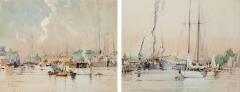 A pair of watercolours by Albert Gordon Thomas R S W 1893 1970  - 2409061