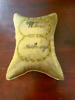 A pillow given upon a childs birth West Chester Pennsylvania - 3562960
