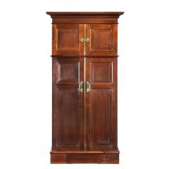 A rare Edwardian mahogany mechanical gentleman s wardrobe - 1176043