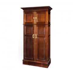 A rare Edwardian mahogany mechanical gentleman s wardrobe - 1176044