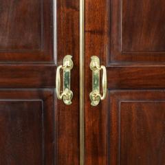 A rare Edwardian mahogany mechanical gentleman s wardrobe - 1176048