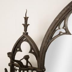 A rare French iron Gothic style hall rack c 1880 - 1843248