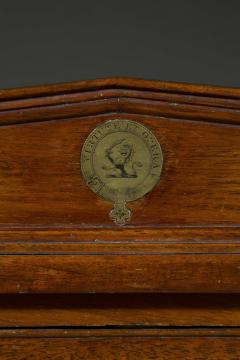 A rare mahogany and engraved brass inlaid collectors cabinet - 4536428