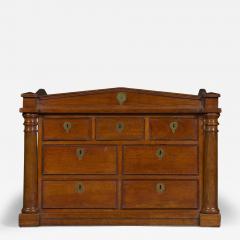 A rare mahogany and engraved brass inlaid collectors cabinet - 4537645