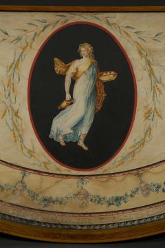 A satinwood tulipwood boxwood and ebony inlaid Demi Elliptical side table - 4463108