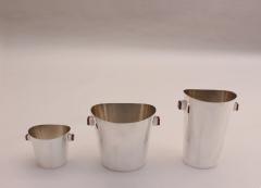 A set of 3 Fine 1970s Silver Plated Buckets - 3614395