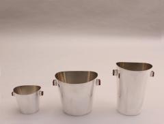 A set of 3 Fine 1970s Silver Plated Buckets - 3614399